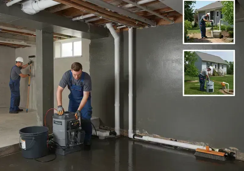 Basement Waterproofing and Flood Prevention process in West Chicago, IL